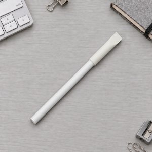 Ручка картонная с колпачком Recycled, белый
