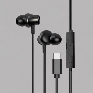 Стереогарнитура Stereo Aura ANC, USB-C, черный, Deppa