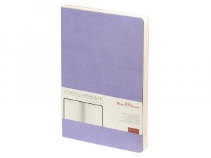 Ежедневник А5 недатированный Megapolis Velvet Flex, сиреневый