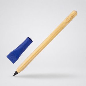 Вечный карандаш из бамбука Recycled Bamboo, синий