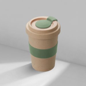 Стакан из пшеничного волокна Flava, olive