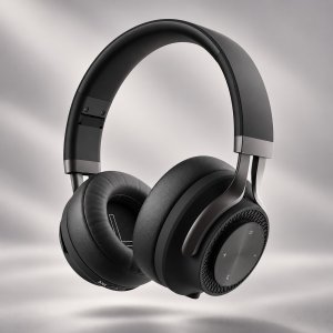Беспроводные накладные наушники Stereo Style ANC , BT 5.0, ANC, 500мАч, черный, Deppa