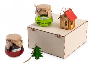 Подарочный набор Decoration Deluxe 2.0 с двумя видами варенья, натуральный
