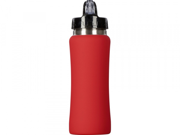 Бутылка для воды Bottle C1, сталь, soft touch, 600 мл, красный (Р)