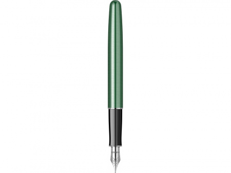 Перьевая ручка Parker Sonnet Essentials Green SB Steel CT, перо: F, цвет чернил: black, в подарочной упаковке.