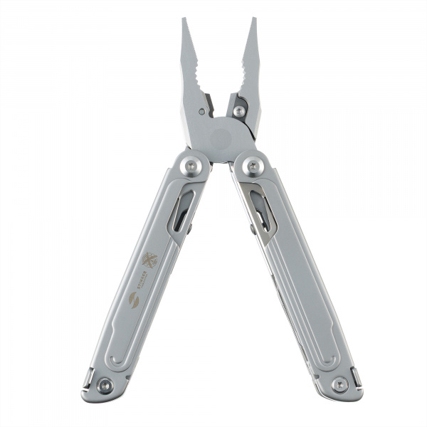 Мультитул Stinger, 113 х 22 мм, 21 функция, сталь, серебристый, в картонной коробке, в комплекте нейлоновый чехол