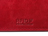 Картхолдер для 6 пластиковых карт с RFID-защитой Fabrizio, красный