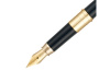 Ручка 2 в 1 шариковая и перьевая Pierre Cardin коллекция 2 в 1 | COMBI PEN. Корпус - латунь. Материал клипа - сталь. Цвет - черный. Упаковка Е