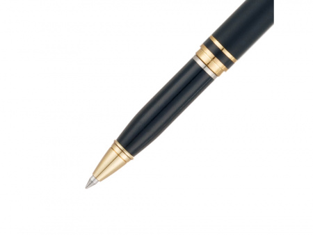 Ручка 2 в 1 шариковая и перьевая Pierre Cardin коллекция 2 в 1 | COMBI PEN. Корпус - латунь. Материал клипа - сталь. Цвет - черный. Упаковка Е