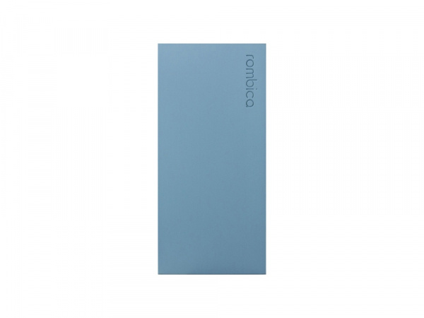 Внешний аккумулятор Rombica NEO ARIA Azure, 10000мАч, Soft-touch, PD, QCharge, Type-C, голубой