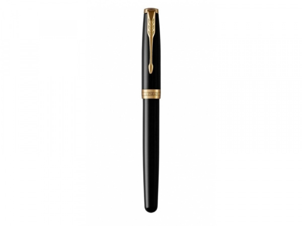 Перьевая ручка Parker Sonnet Black Lacquer GT, перо: F или М , цвет чернил: black, в подарочной упаковке