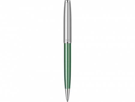 Шариковая ручка Parker Sonnet Essentials Green SB Steel CT, цвет чернил black, перо: M, в подарочной упаковке.