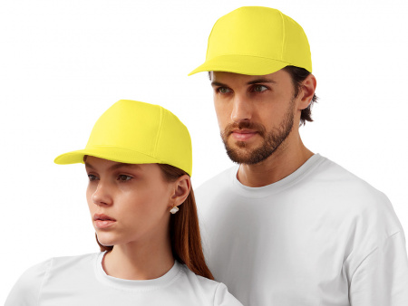 Бейсболка Мемфис 230 5-панельная, yellow