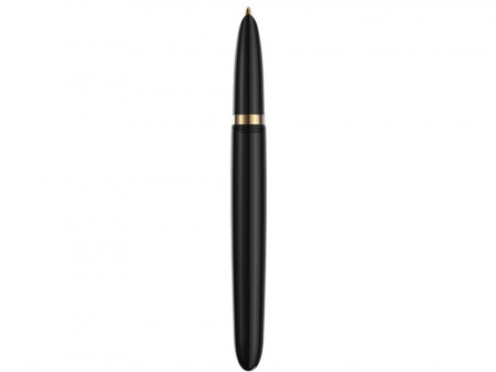 Перьевая ручка Parker 51 DELUXE BLACK GT, перо: F, цвет чернил: black, в подарочной упаковке.