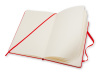 Записная книжка Moleskine Classic (нелинованный) в твердой обложке, Large (13х21см), красный