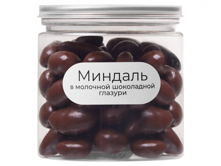 Миндаль в молочной шоколадной глазури, 140 гр