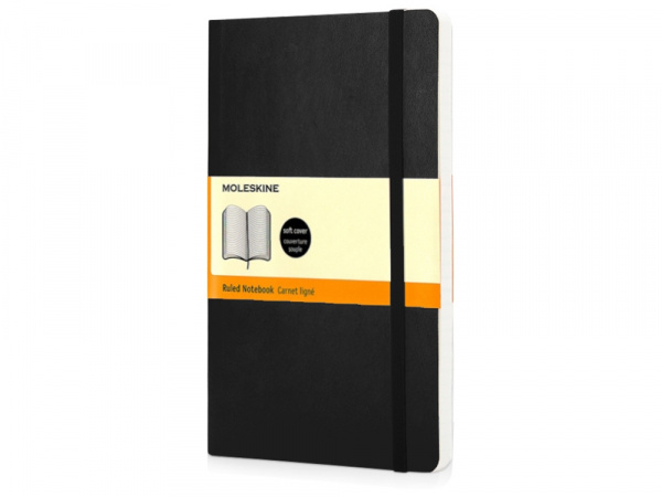 Подарочный набор Moleskine Indiana с блокнотом А5 Soft и ручкой, черный