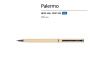 Ручка шариковая автоматическая BrunoVisconti® PALERMO цвет корпуса пудровый, soft-touch, 0.7 мм