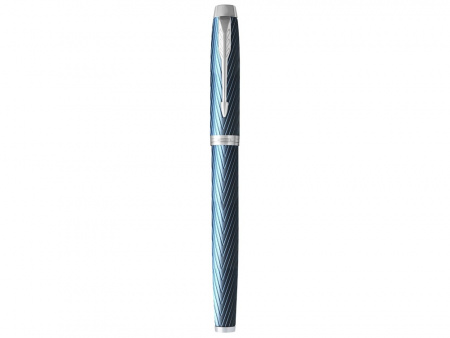 Перьевая ручка Parker IM Premium Blue Grey CT, перо: F, цвет чернил: blue, в подарочной упаковке.