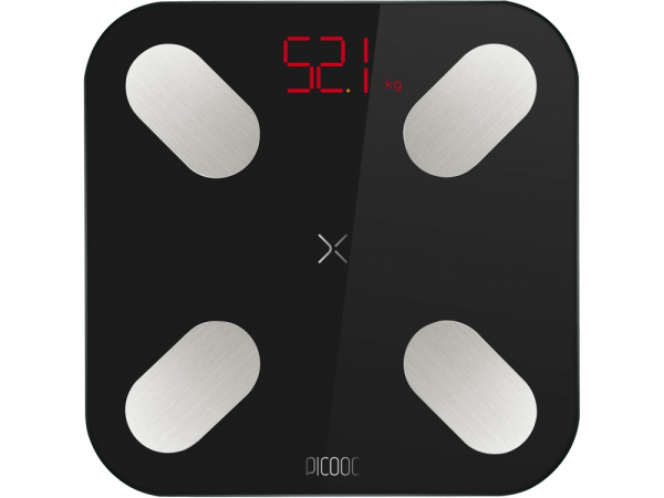 Умные диагностические весы Picooc Mini Black V2 (6924917717391), черный
