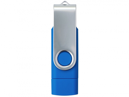 USB3.0/USB Type-C флешка на 16 Гб Квебек C, синий
