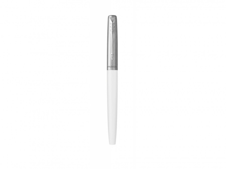 Перьевая ручка Parker Jotter, цвет ORIGINALS WHITE CT, цвет чернил синий/черный, толщина линии M, В БЛИСТЕРЕ