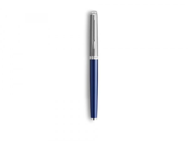 Перьевая ручка Waterman Hemisphere Entry Point Stainless Steel with Blue Lacquer в подарочной упаковке