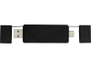 Mulan Двойной USB 2.0-хаб, черный