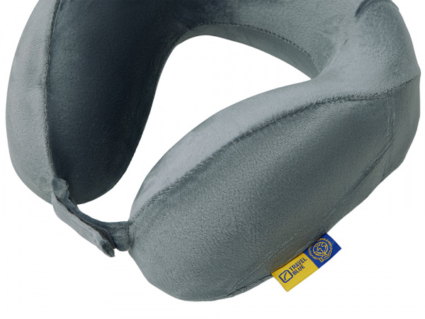 Подушка для путешествий с эффектом памяти Travel Blue Tranquility Pillow, увеличенная (212), цвет серый