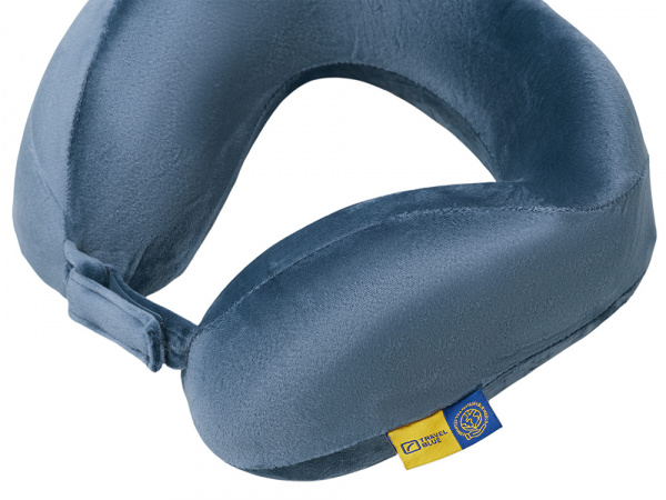Подушка для путешествий с эффектом памяти Travel Blue Tranquility Pillow, увеличенная (212), цвет синий