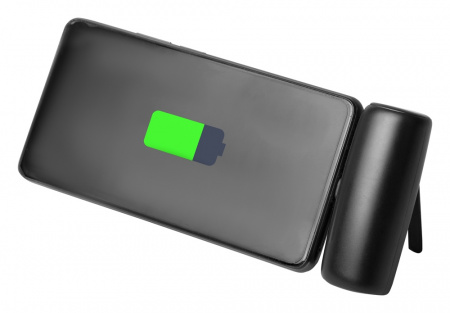 Внешний аккумулятор с разъёмом Type-C Inject, 4000 mAh, черный (Р)