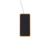 USB хаб с подсветкой лого Reedia S5, 3*USB, 1*Type C, бамбук, черный
