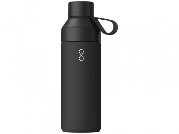 Подарочный набор Ocean Bottle 3-в-1 объемом 500 мл - Obsidian Black