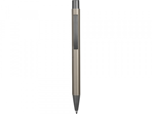 Ручка металлическая soft-touch шариковая Tender, серо-стальной