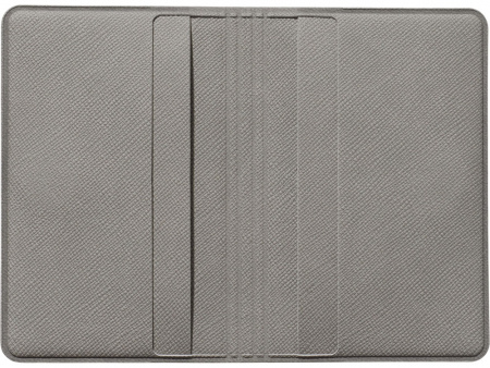 Футляр-книжка на 4-е карты с RFID Favor, серый