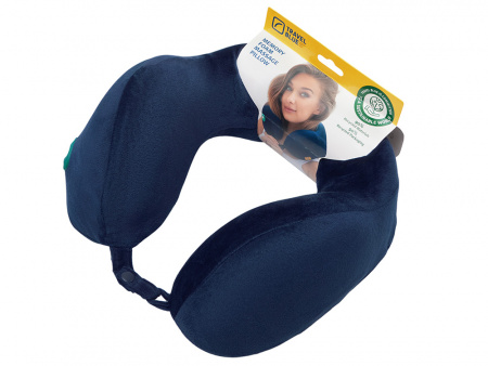Подушка для путешествий массажная Travel Blue Massage Tranquility Pillow (217), цвет темно-синий