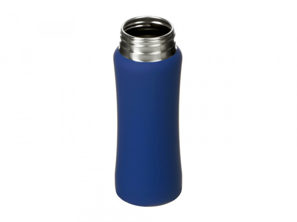 Бутылка для воды Bottle C1, сталь, soft touch, 600 мл, темно-синий (Р)