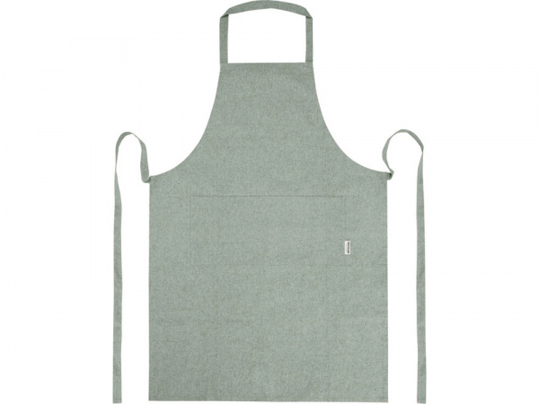 Pheebs 200 g/m2 recycled cotton apron, зеленый яркий