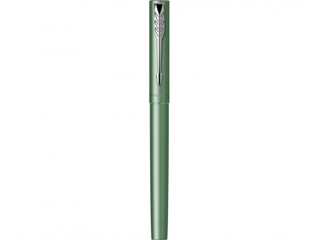 Ручка-роллер Parker Vector XL Green CT, цвет чернил black, стержень: F, в подарочной упаковке.