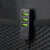 АЗУ 1 USB + 3 USB для пассажиров, QC 3.0, 7А, алюминий, графит, Deppa