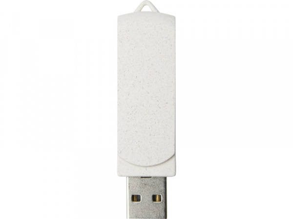 Rotate, USB-накопитель объемом 16 ГБ из пшеничной соломы, бежевый