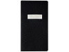 Еженедельник недатированный А6 Black с нашивкой, черный