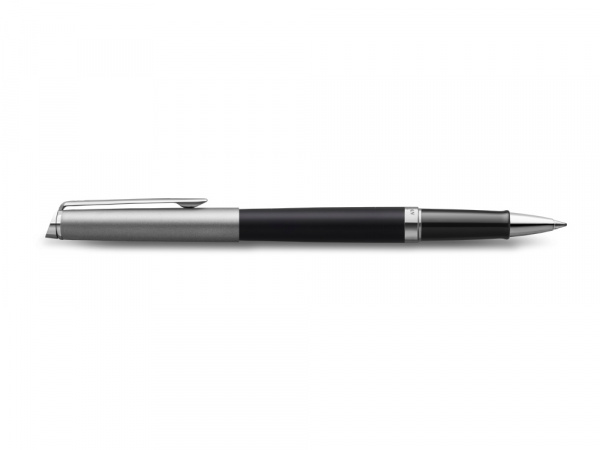 Ручка роллер Waterman Hemisphere Entry Point Stainless Steel with Black Lacquer в подарочной упаковк