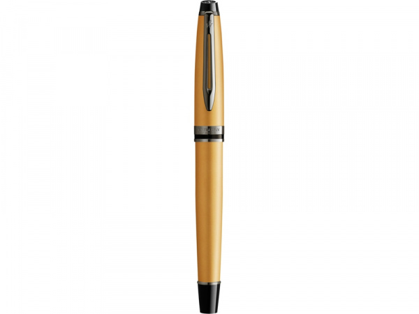 Ручка-роллер Waterman Expert GoldF BLK в подарочной упаковке