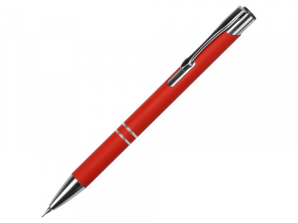 Механический карандаш Legend Pencil софт-тач 0.5 мм, красный