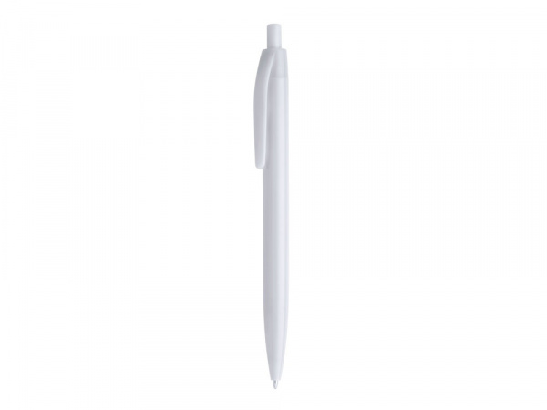 Ручка пластиковая шариковая STIX, черные чернила, белый