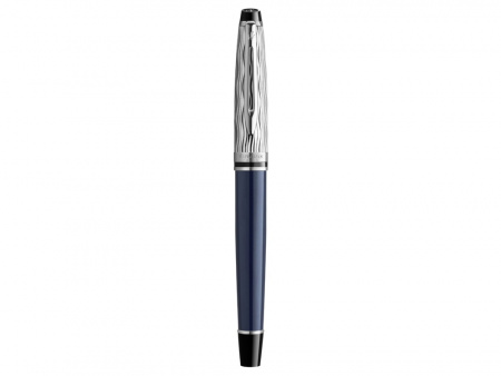 Ручка-роллер Waterman Expert22 SE deluxe Blue CT, цвет: Black, в подарочной упаковке