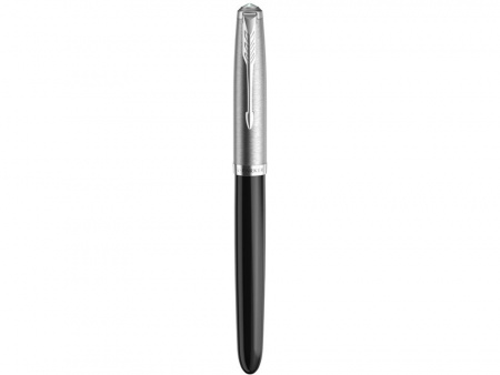 Перьевая ручка Parker 51 CORE BLACK CT, перо: F, цвет чернил: black, в подарочной упаковке.
