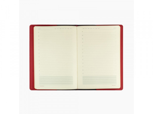 Ежедневник недатированный А5  Oxford, бордовый