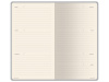 Еженедельник недатированный А6 Total beige с нашивкой, бежевый